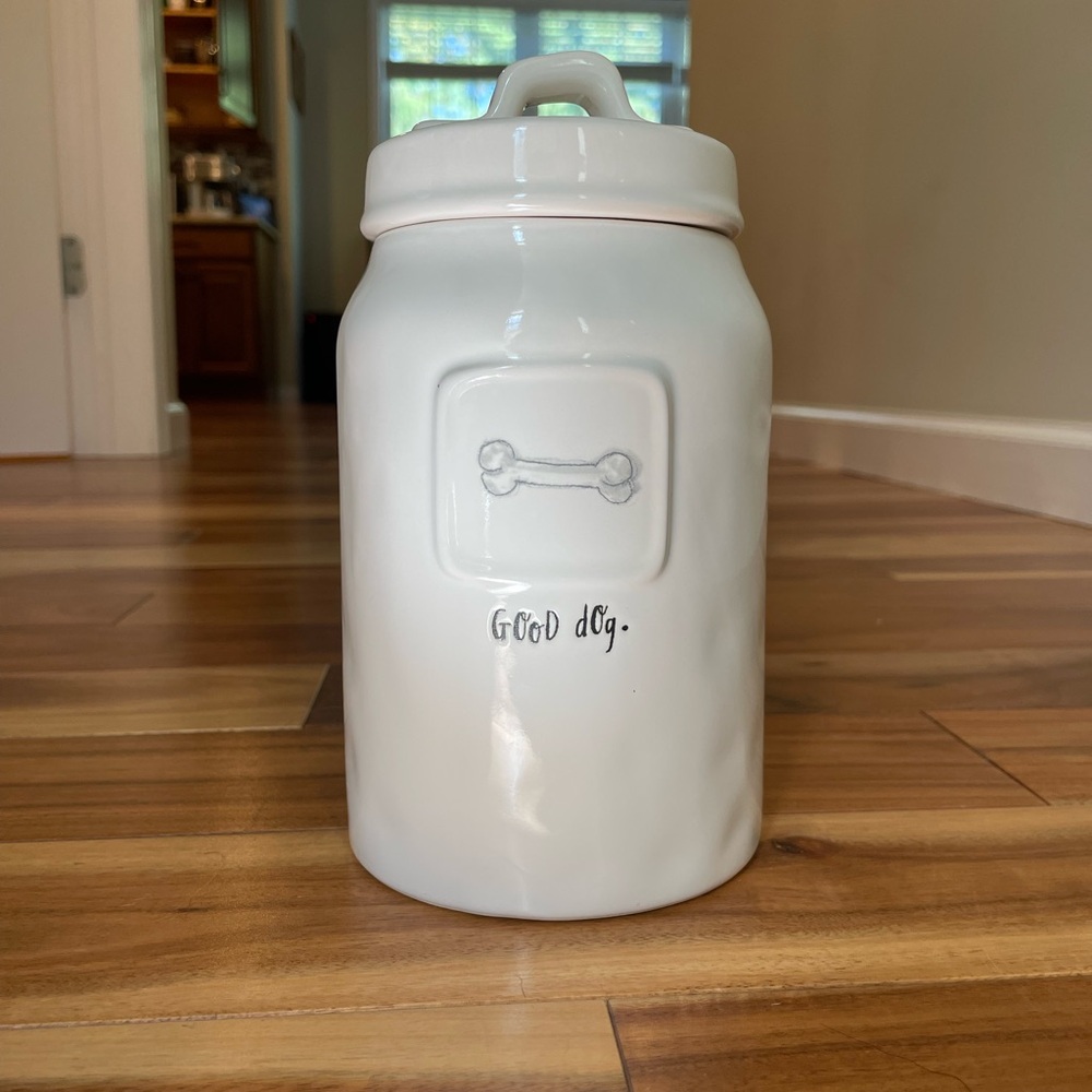 Rae Dunn Magenta Collection “Good Dog” Dog Treat Jar